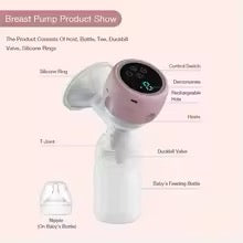 USB Wearable Electric Breast Pump - Hands-Free, Quiet, Rechargeable Milking Machine for Moms & Babies