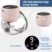 USB Wearable Electric Breast Pump - Hands-Free, Quiet, Rechargeable Milking Machine for Moms & Babies