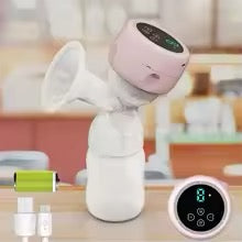 USB Wearable Electric Breast Pump - Hands-Free, Quiet, Rechargeable Milking Machine for Moms & Babies