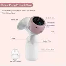 USB Wearable Electric Breast Pump - Hands-Free, Quiet, Rechargeable Milking Machine for Moms & Babies