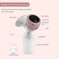 USB Wearable Electric Breast Pump - Hands-Free, Quiet, Rechargeable Milking Machine for Moms & Babies